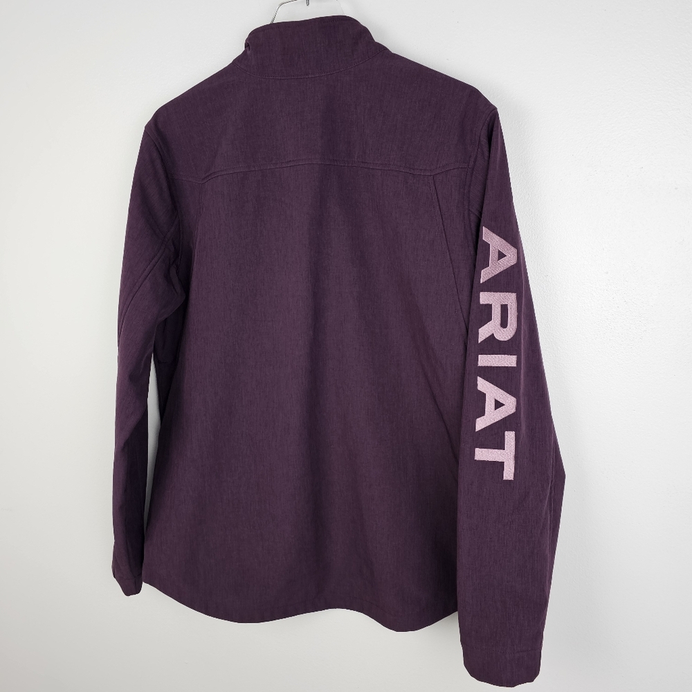 Ariat Women's New Team Softshell Jacket - Mulberry Heather - XXL - Picture 5 of 16
